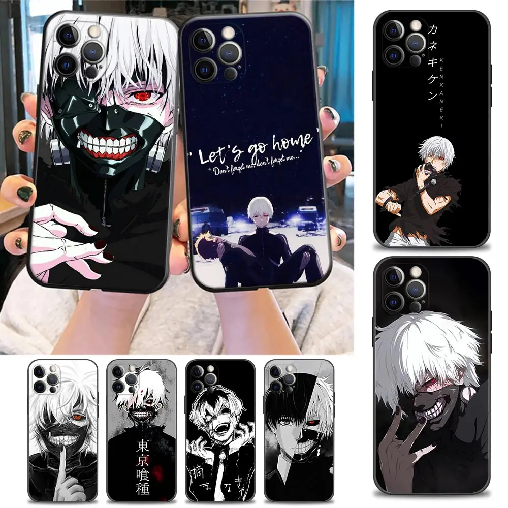 

Phone Case for iPhone Apple 11 12 13 7 8 SE XR XS 14 6 6s Pro Plus Max Case Silicone Cover Tokyo Ghoul animation Kaneki Ken