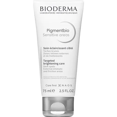 Bioderma Pigmentbio, чувствительные области, отбеливание, осветление, определенное решение в короткое время. 75 мл