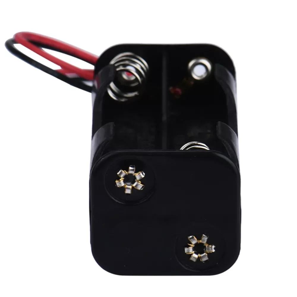 

Case Holder 2-slot 4x AAA Battery Back To Back Holder Case Box Storage With Wire Leads Drop shipping Battery Box Holder
