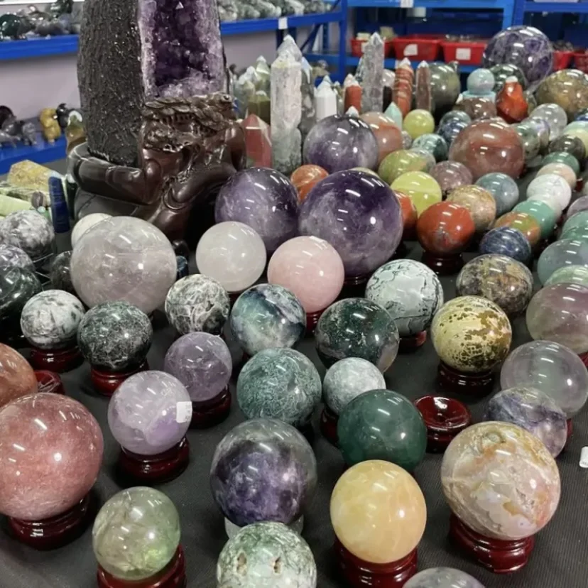 

Natural healing crystal ornament