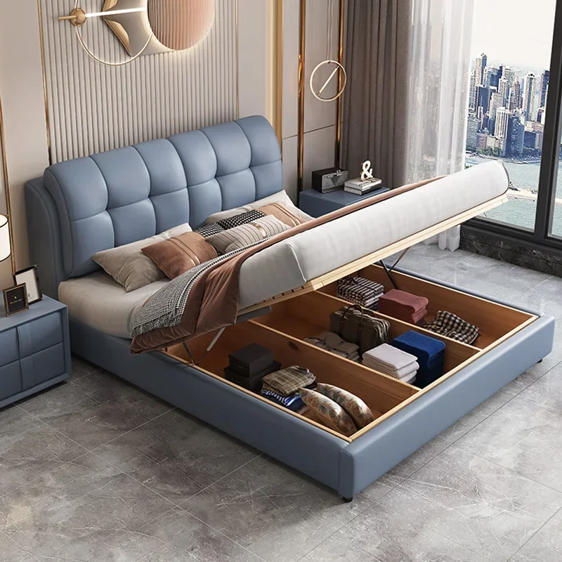 Европейская Современная двуспальная кровать водонепроницаемая детская