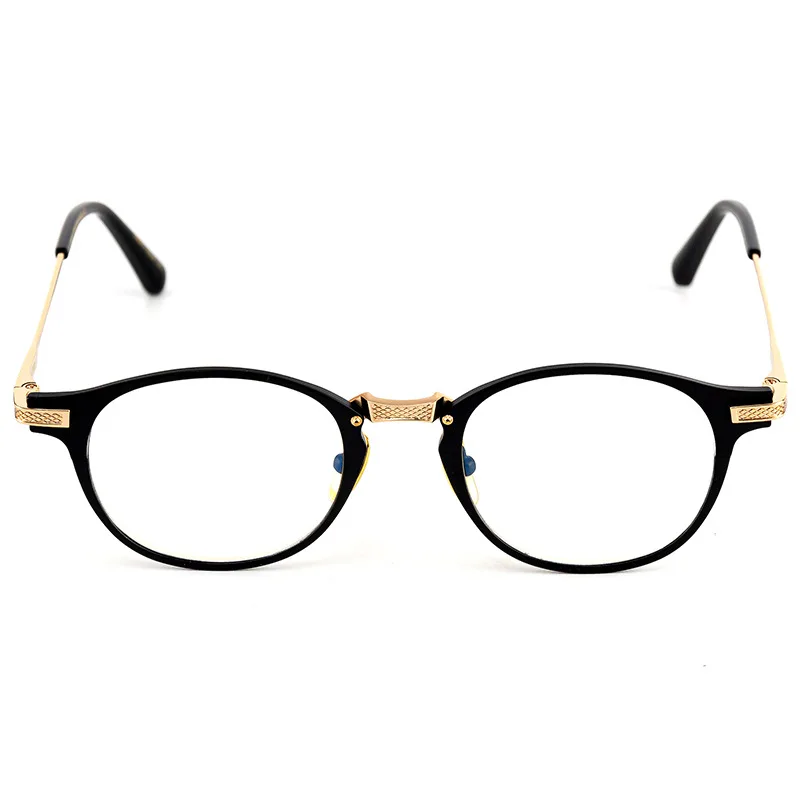 

Новые оптические очки в металлической оправе модная круглая оправа ретро могут быть оснащены линзами для близорукости
