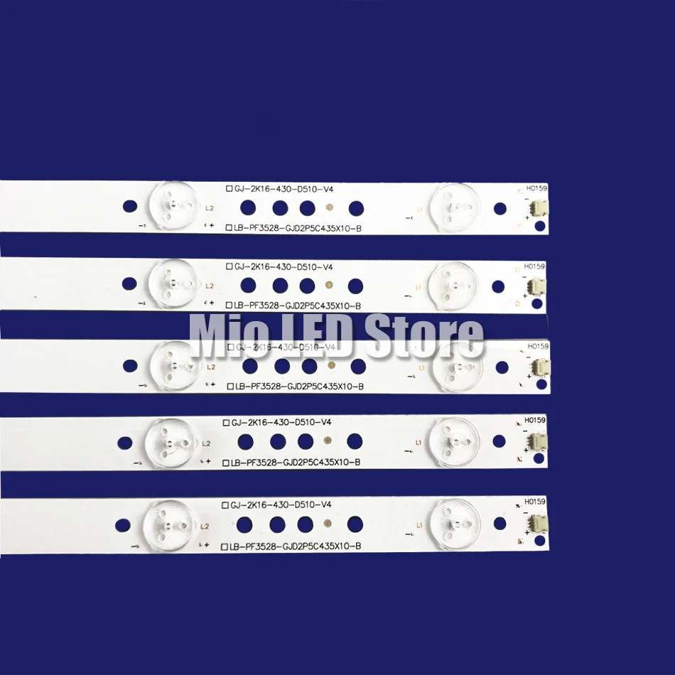 

10SET LED Backlight strip 10 Lamp For LG 43"TV 43LH500T LB43015 LB43101 LB43102 L42F220B L42P60BD L42F3250B LVF420AUBK