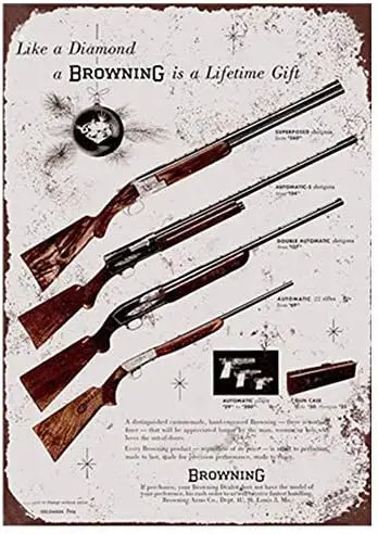 Винтажный декоративный постер в старом стиле для настенного пистолета жестяные