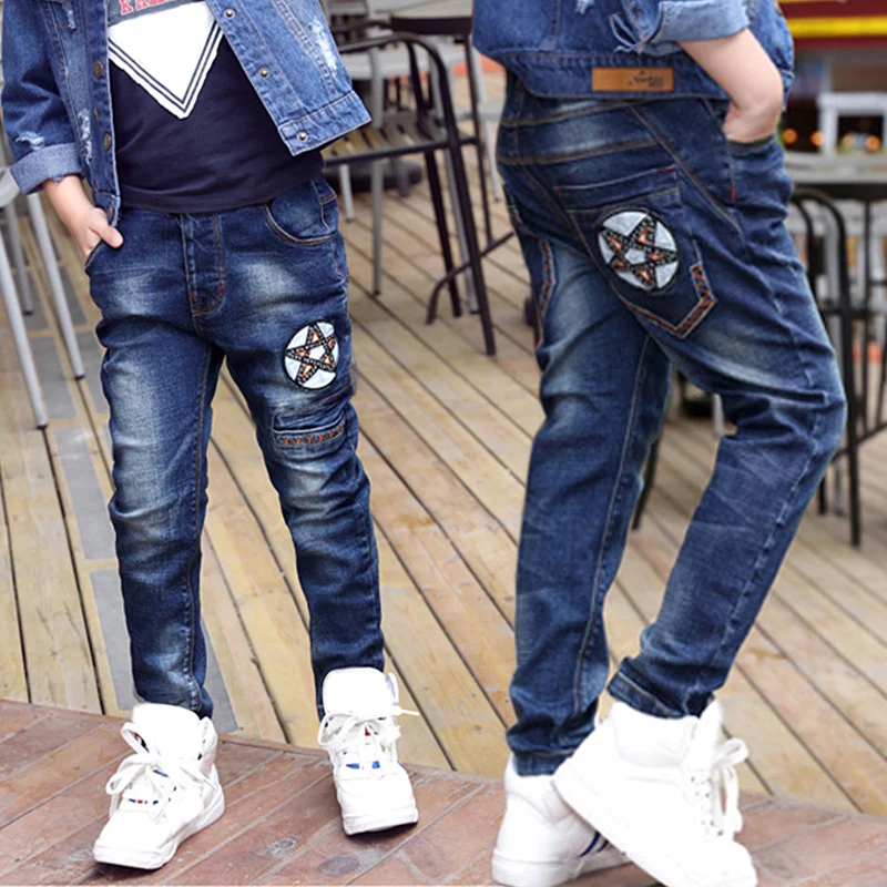 

IENENS Kids Boys Jeans Classic Cowboy Pants Children Denim Clothing Bottoms Baby Boy Casual Trousers 4 5 6 7 8 9 10 11 Years
