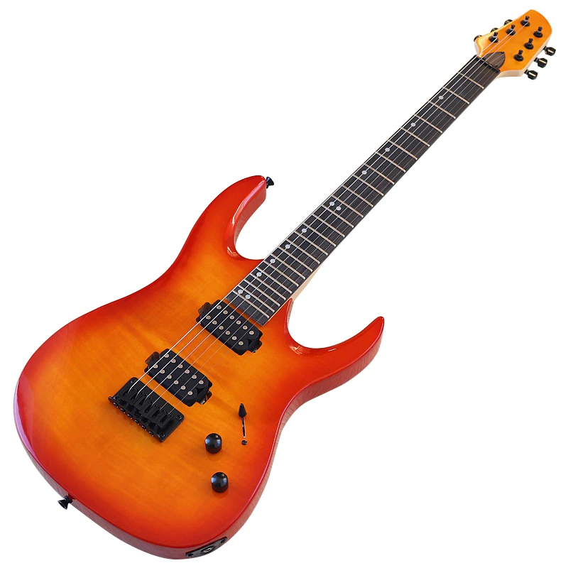 Электрогитара Cherry Color High Gloss Flame Maple Top корпус из дерева Okoume 39 дюймов 6 струн
