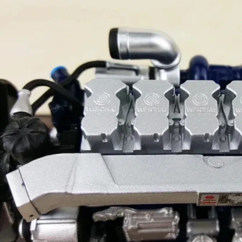 Модель двигателя Weichai WP13 1:12 модель из сплава высокопроизводительный 13-литровый