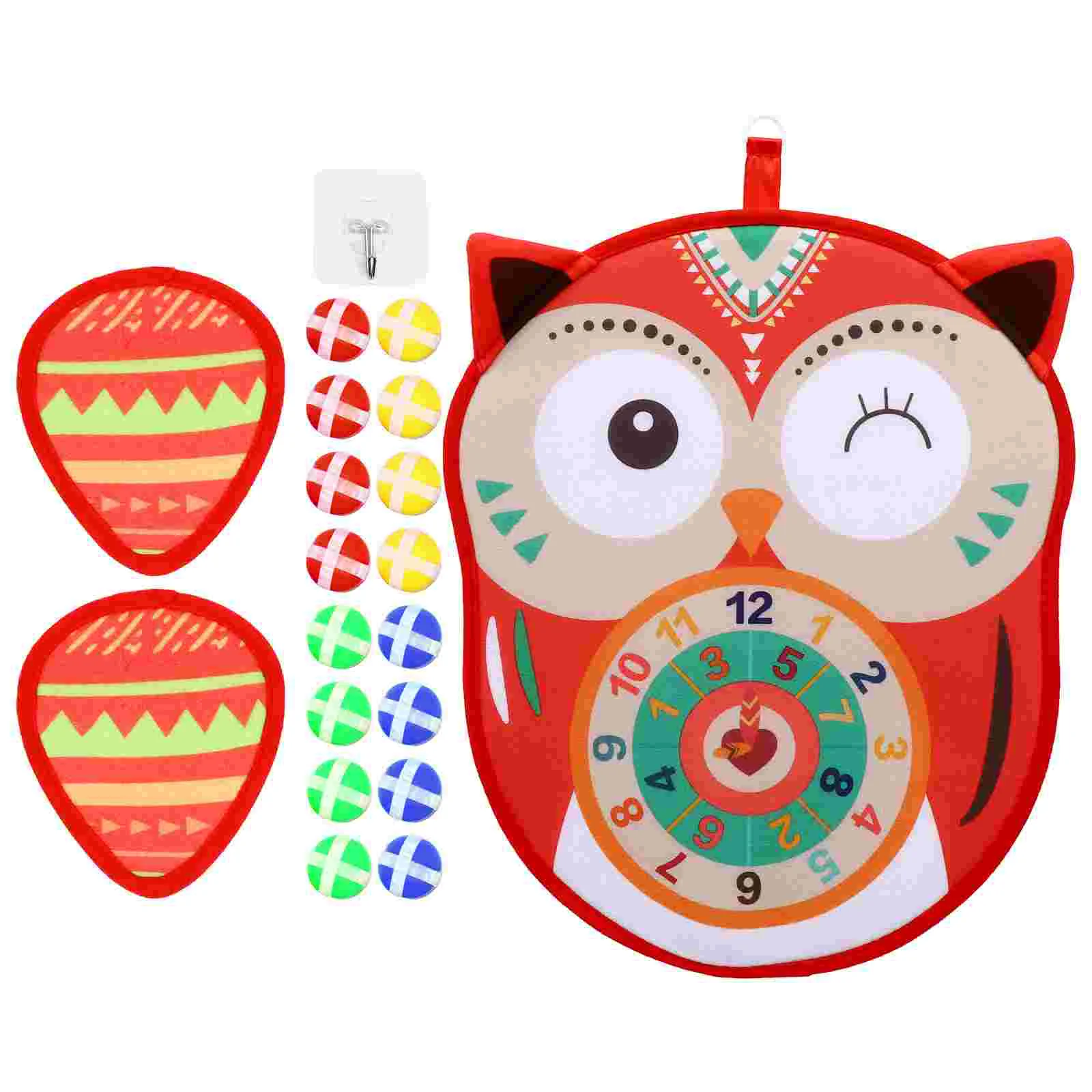 

1 Set Interesting Cartoon Fabric Dart Board Dart Board Game for Children Kids Home