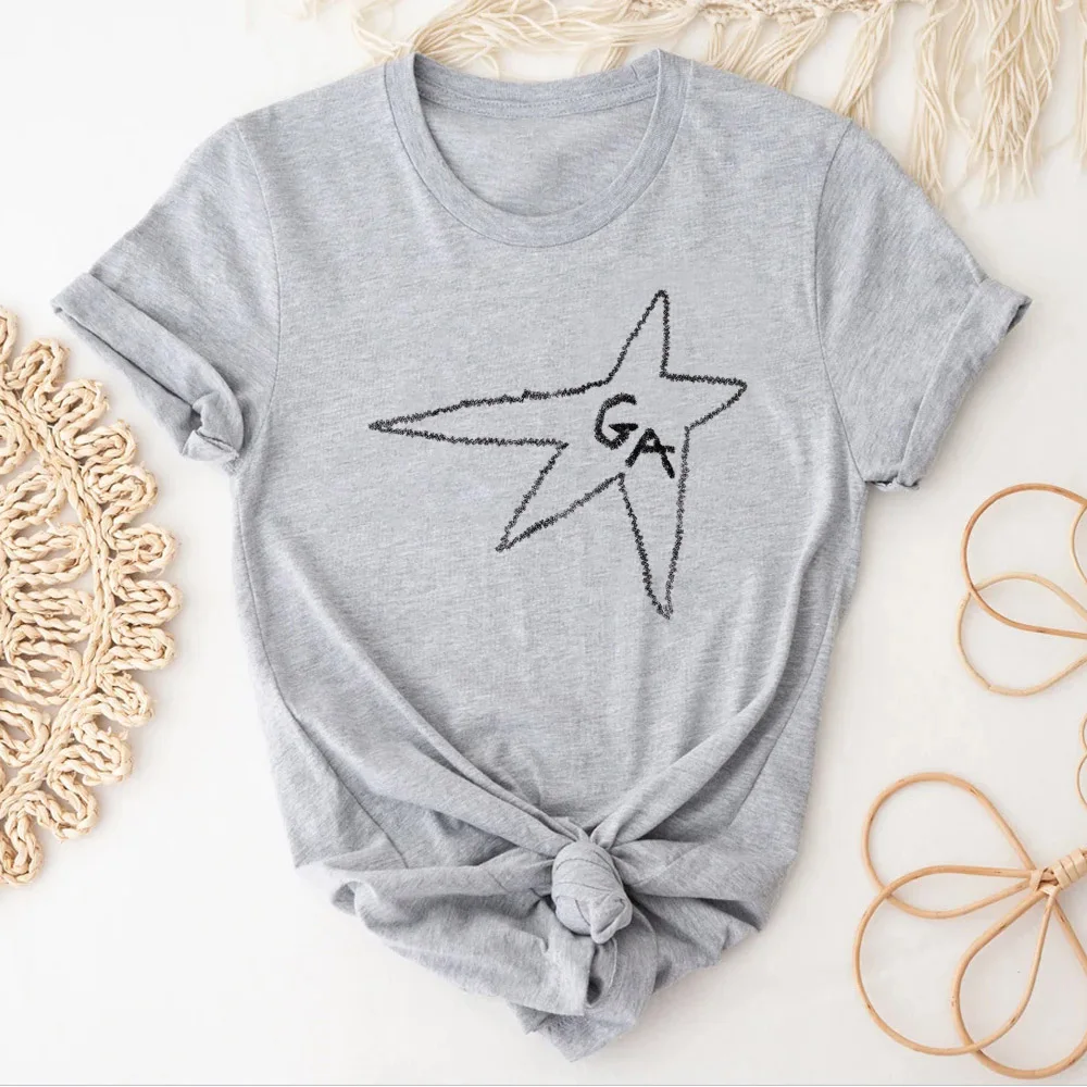 Футболки Gracie Abrams Женская смешная футболка Манга аниме одежда для девушек