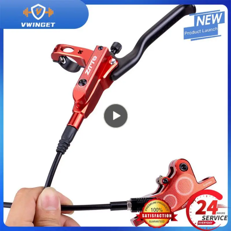 

Sturdy Bicycle Accessories Wear-resistant Four-piston Drive Bike Oil Disc Brake Bicycle Oil Disc Brake Disc Brake Kit