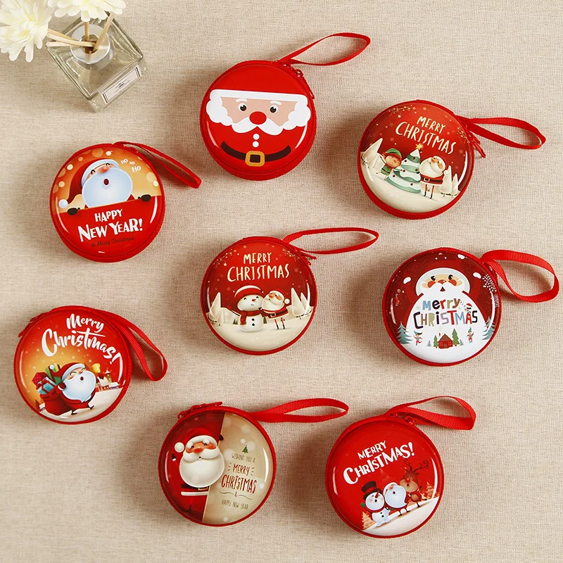 

Christmas New Year Gifts for Children Coin Purse Christmas Gift Decoration Package Box Christmas Jewlery Gifts Holder Decoration