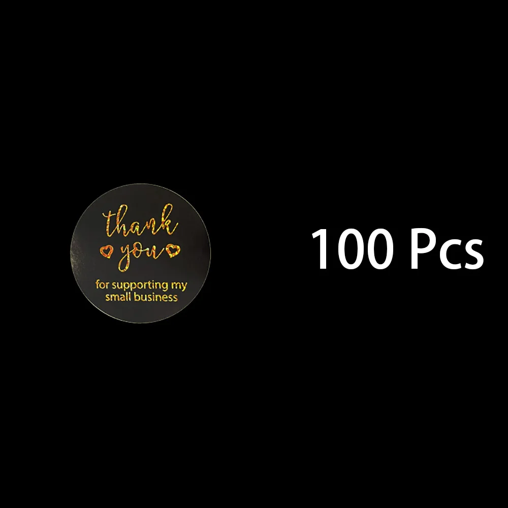 

Блестящие наклейки "Спасибо", 100-500 шт.