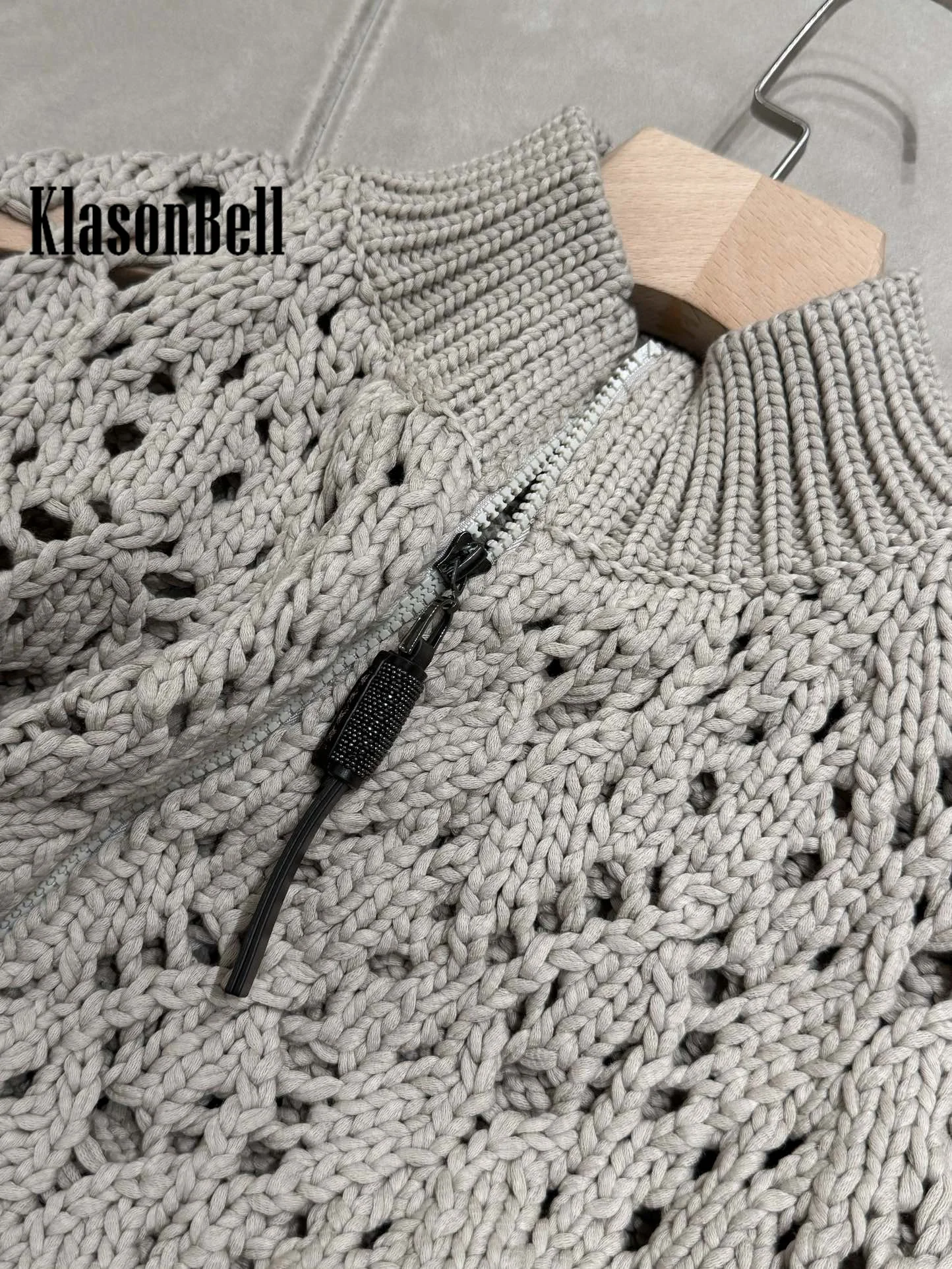 11.26 KlasonBell Высококачественный хлопковый ажурный вязаный крючком жаккардовый