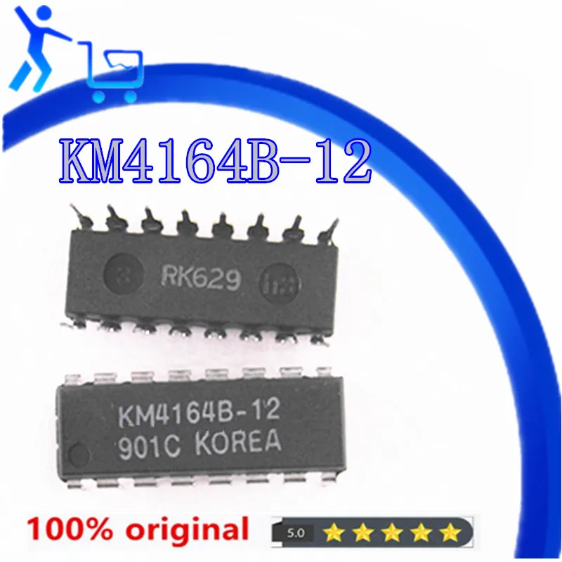 

10pcs/lot 4164 KM4164B KM4164B-10 KM4164B-12 KM4164B-15 DIP16 64K x 1-bit dynamic RAM and page mode chip