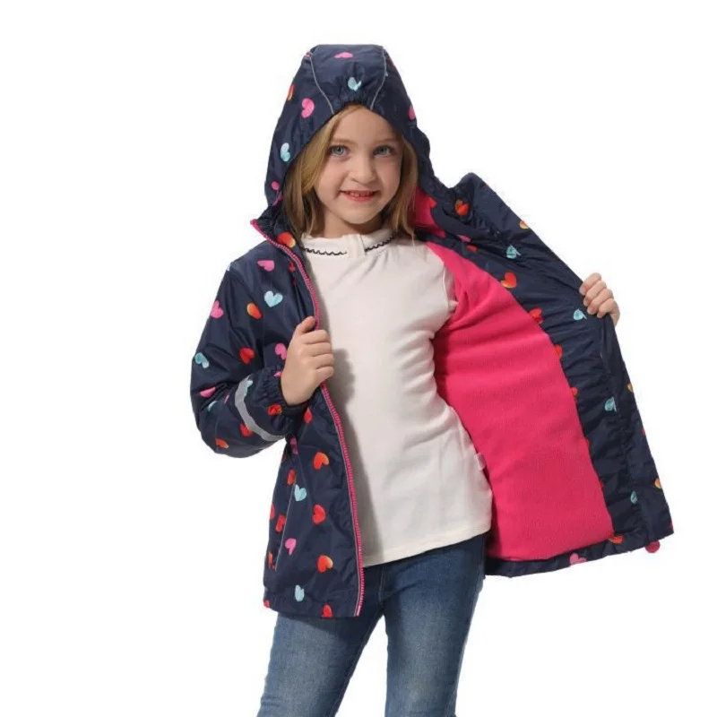 Детская флисовая куртка с капюшоном на рост 98-152 см | одежда и обувь