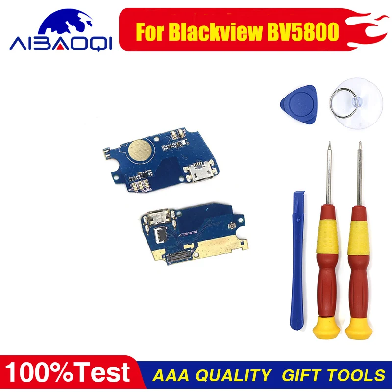 

XUNQIYI 100% Новый оригинальный для телефона Blackview BV5800 новая USB зарядная плата запасные части Бесплатные инструменты