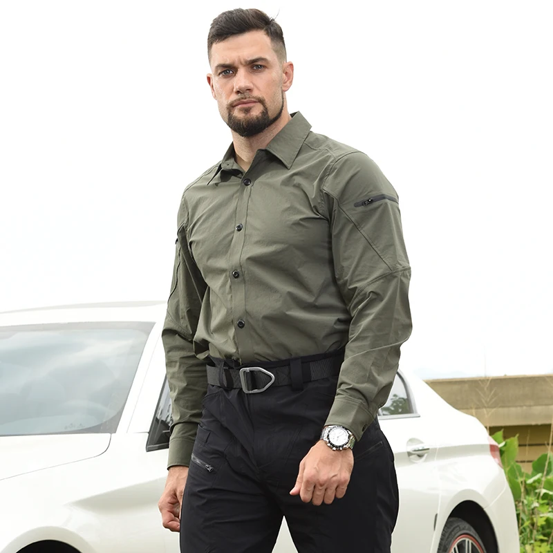 

Outdoor Casual Tops Uniform Military Exercise Suit Combat Men Shirts Quick Drying Army Hunting Pants Tactical Hiking Clothes