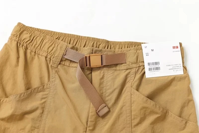 Dave&Di Multicolor Solid Nylon Lovers Casual Bermuda Loose Shorts Men Japanese Style Fashion Shorts