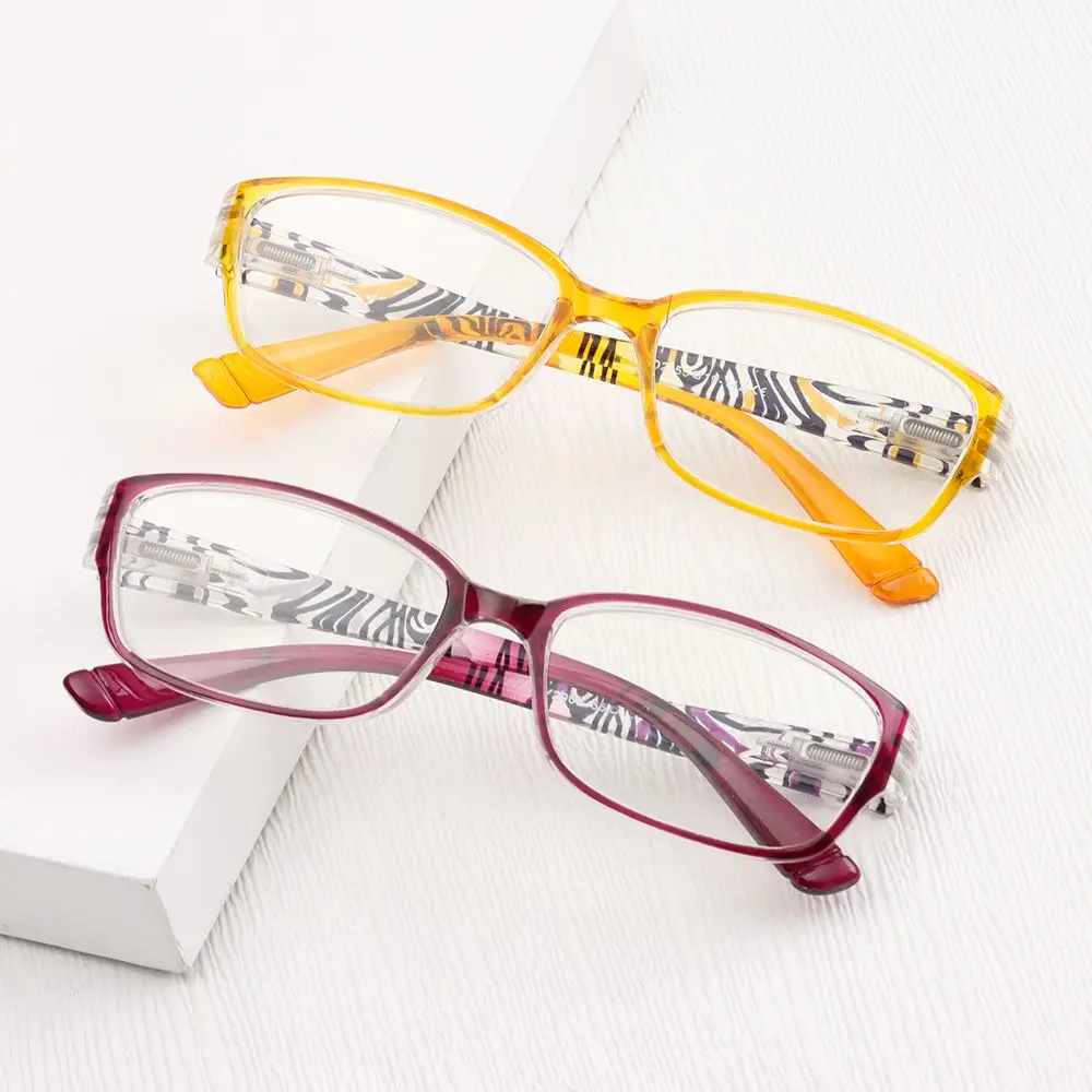 

Women Fashion Flowers Pattern Anti-Blue Light Reading Glasses Urltra-Light Eye Protection Elegant Comfortable Reader Eyeglasses