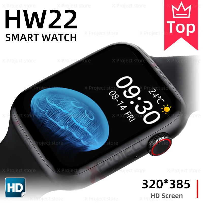 

SmartWatch HW22 Smart Watch Men Women Heart Rate Bluetooth Dial Call Sport Band PK IWO 14 15 W27 W37 PRO HW18 HW19 HW56 plus