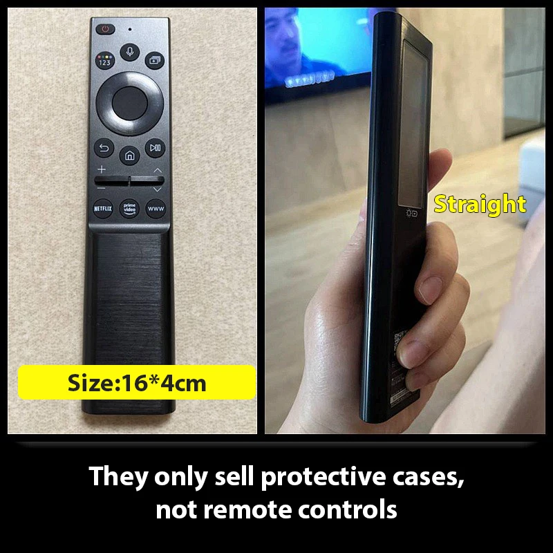 

Samsung Smart TV Solar Remote Control Protective Cover Anti-fall Thicken Silicone Non-slip BN59-01357 Durable Protect Cases