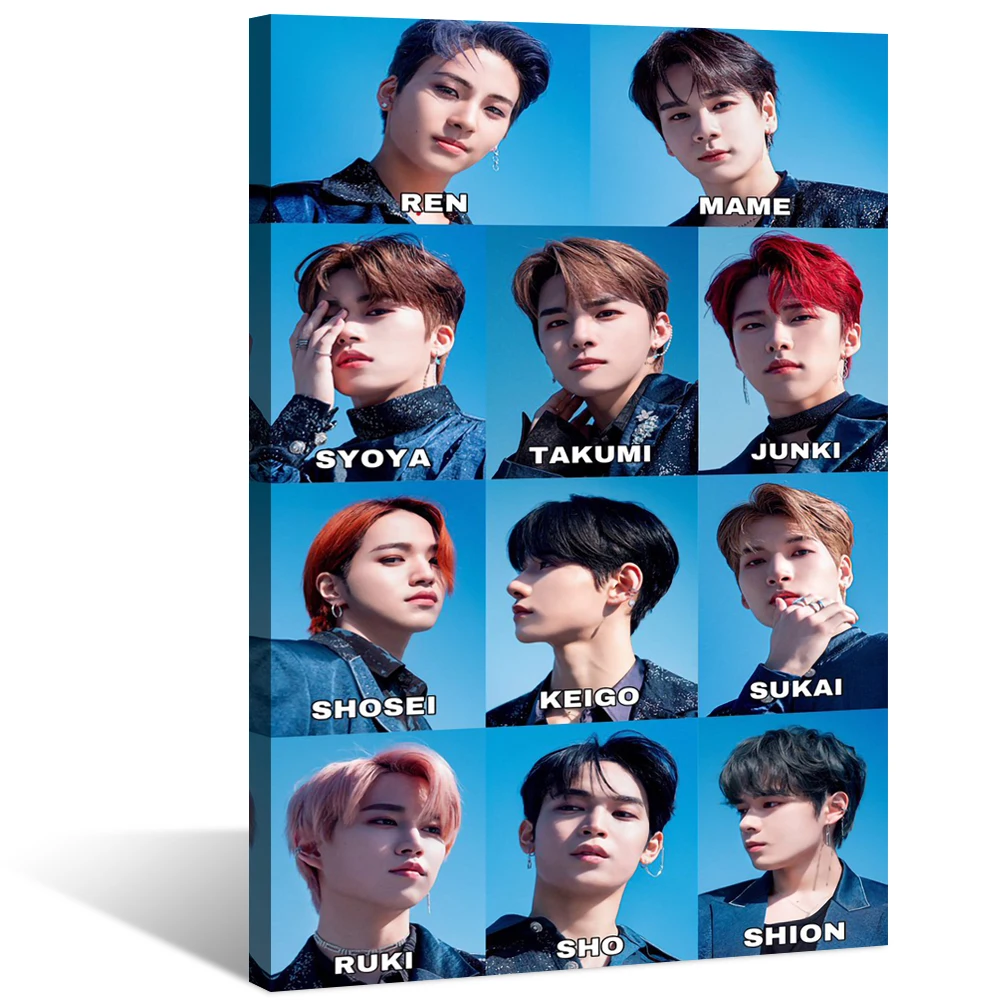 

Stray Kids Korean Boy Band Kpop Poster Canvas Art Poster and Wall Art Picture Print Modern Family Bedroom Decor Posters