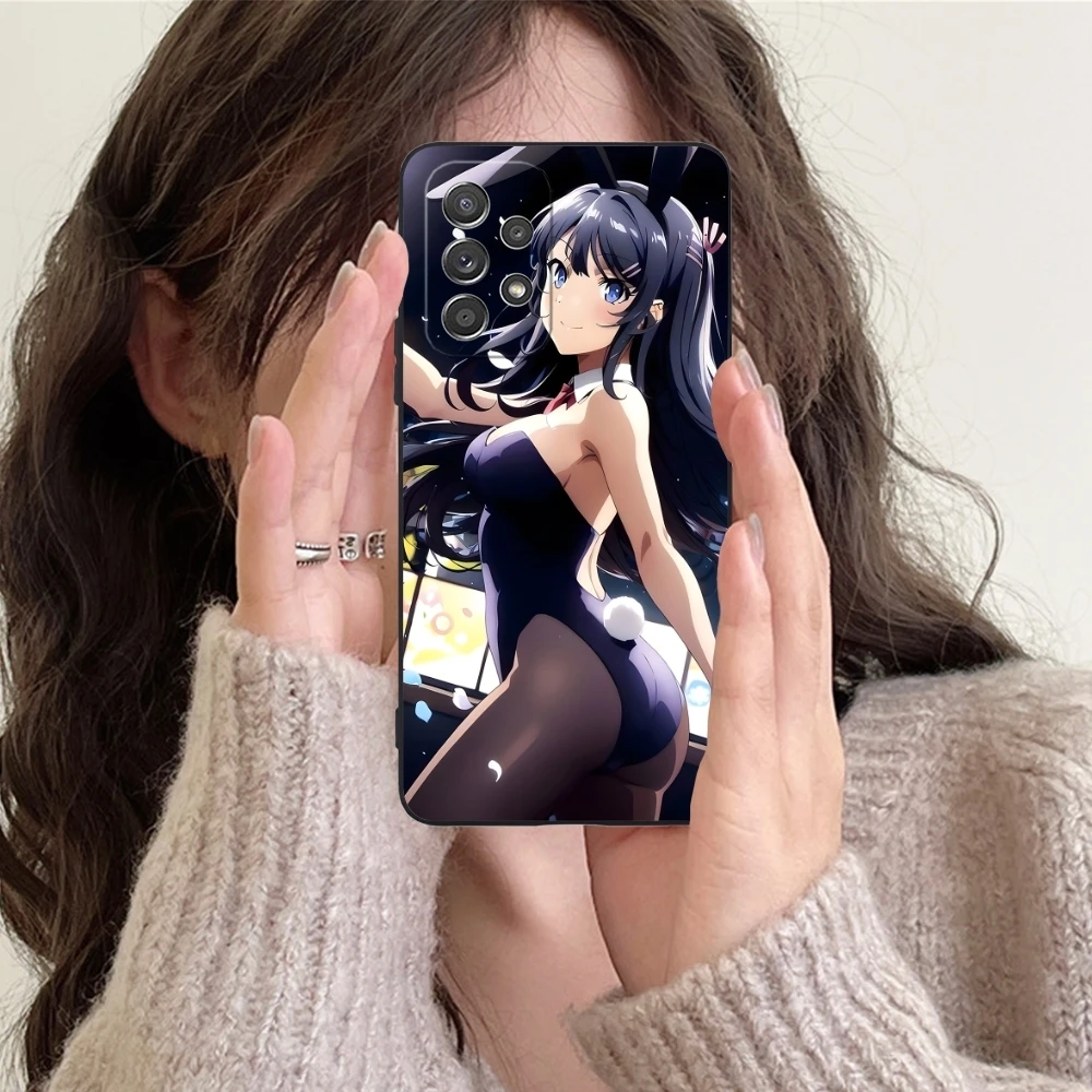 Чехол с рисунком аниме Mai Sakurajima мобильный телефон для Samsung Galaxy Note 20 10 Plus