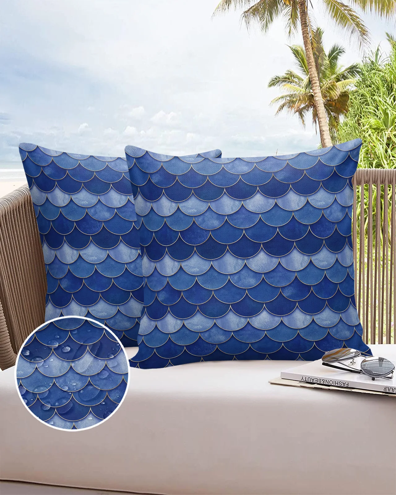 

2/4 шт., водонепроницаемые чехлы для подушек из хлопка и льна