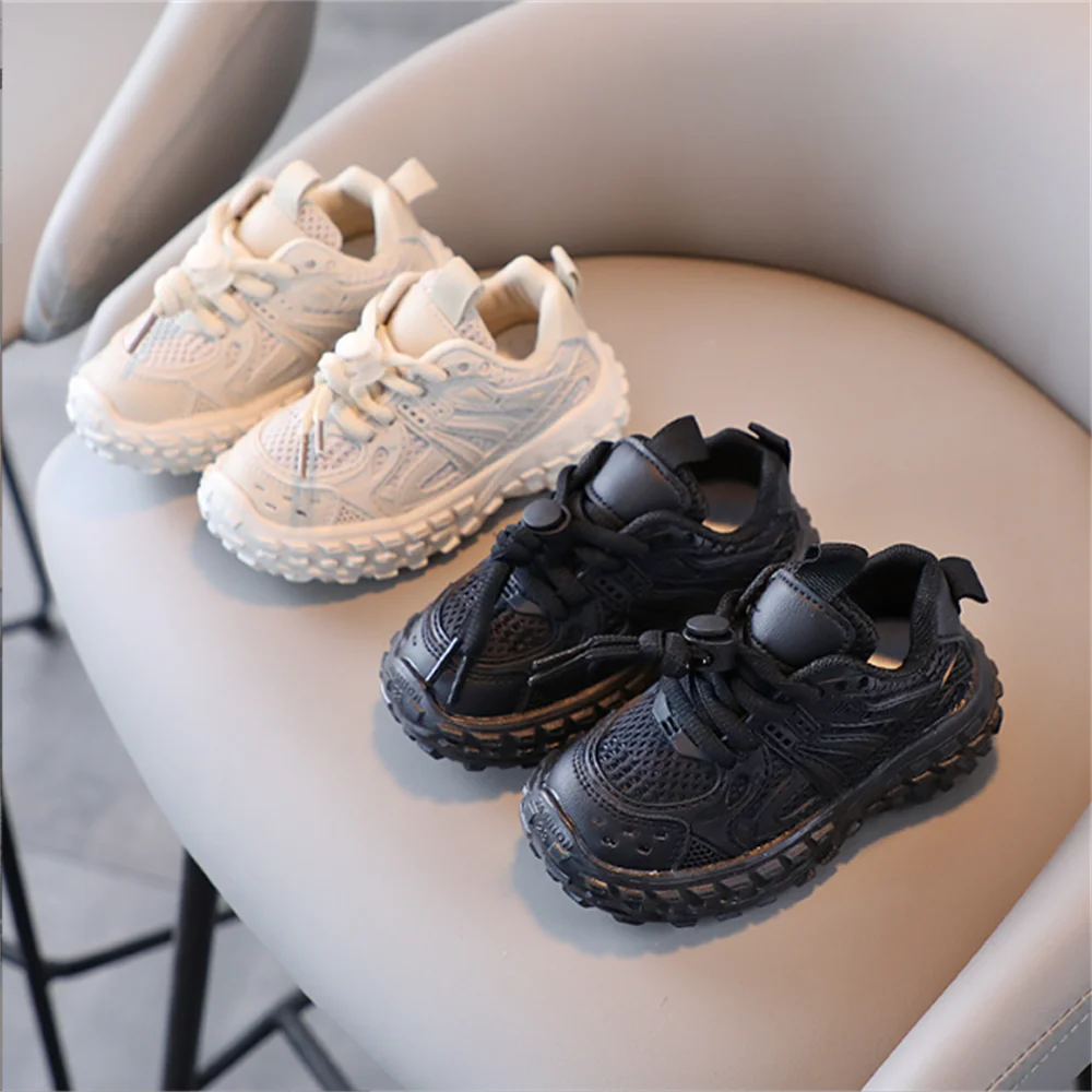

Spring Autumn Kids Shoes Baby Boys Girls Children's Casual Sneakers Breathable Soft Anti-Slip Running Sports Shoes Size 21-30