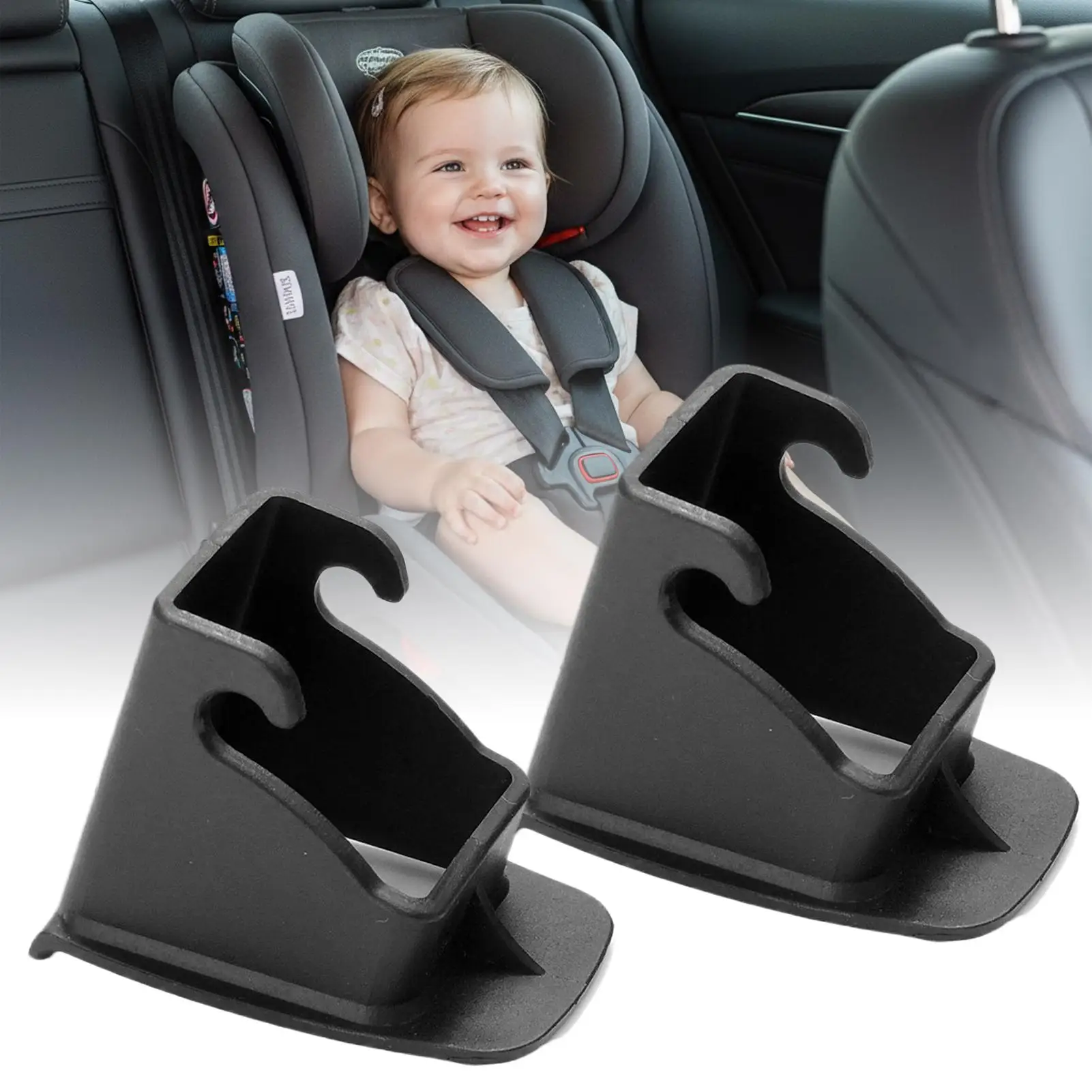 Фото Кронштейн для крепления ремня безопасности ISOFIX, направляющая для замка автокресла, кронштейн для крепления автокресла для безопасного крепления детского автокресла в автомобиле, внедорожнике, для мальчиков, девочек, родителей №4