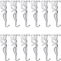 valance clips 10pcs 2 5inch clear plastic hidden retainer holder clip for window blind valancehorizontal faux wood blinds