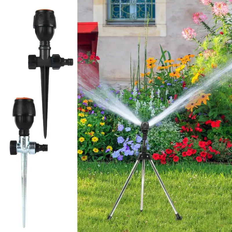 

Lawn Sprinkler For Outdoor Garden Watering Adjustable 360 Degree Rotation Auto Sprinkler With Nozzle For Home Garden Yard