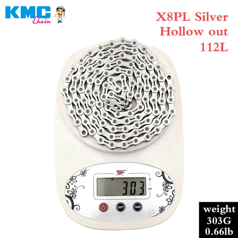 

KMC X8PL 8V Shimano цепь 108 /112 звеньев дорожный велосипед 8s кассета Запчасти для горного велосипеда