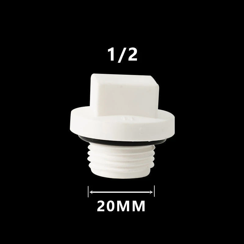 

Пластиковые заглушки для труб PPR 1/2", белые или зеленые