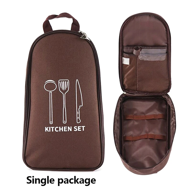 

Portable Tableware Bag Box Cutlery Storage Bag Travel Packaging Storage Box Picnic Fork Spoon Knife Pouch Bag