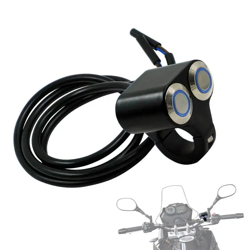 

Handlebar Button Universal Handlebar Button Aluminum Alloy Switch Light/Horn Control Switch ATV Accessories For Motorcycles