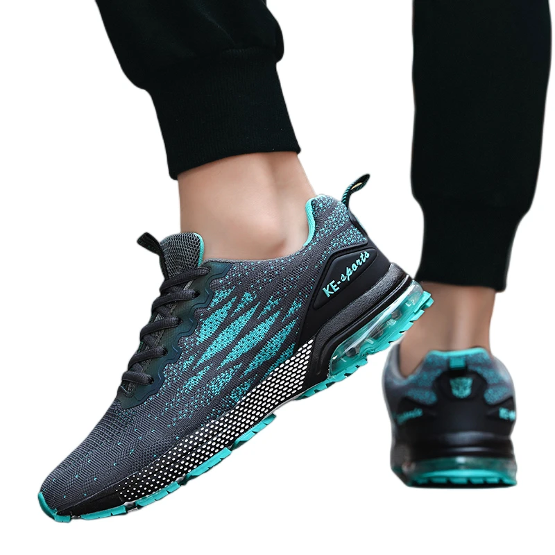 Mens Sneakers Running Shoes Air Cushioning Leisure Sport Zapatillas Hombre Four Seasons Sneakers Male Sports Running Shoes 39-46