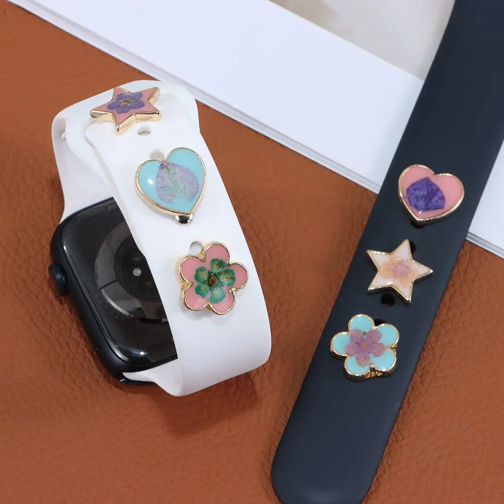 1 шт. декоративный браслет для часов Apple Watch силиконовый металлические