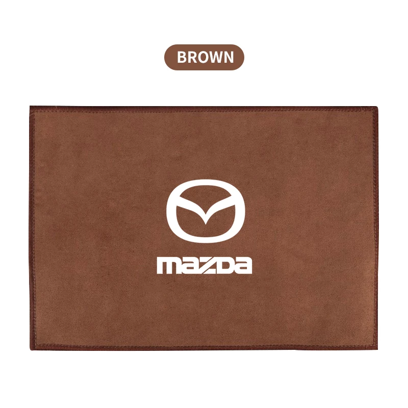 

Автомобильный логотип замша чистая кожа ткань мотоциклетное полотенце для мытья для Mazda 3 6 BL BM GJ CX3 CX-5 CX-8 KE KF CX7 CX9 MX5 аксессуары