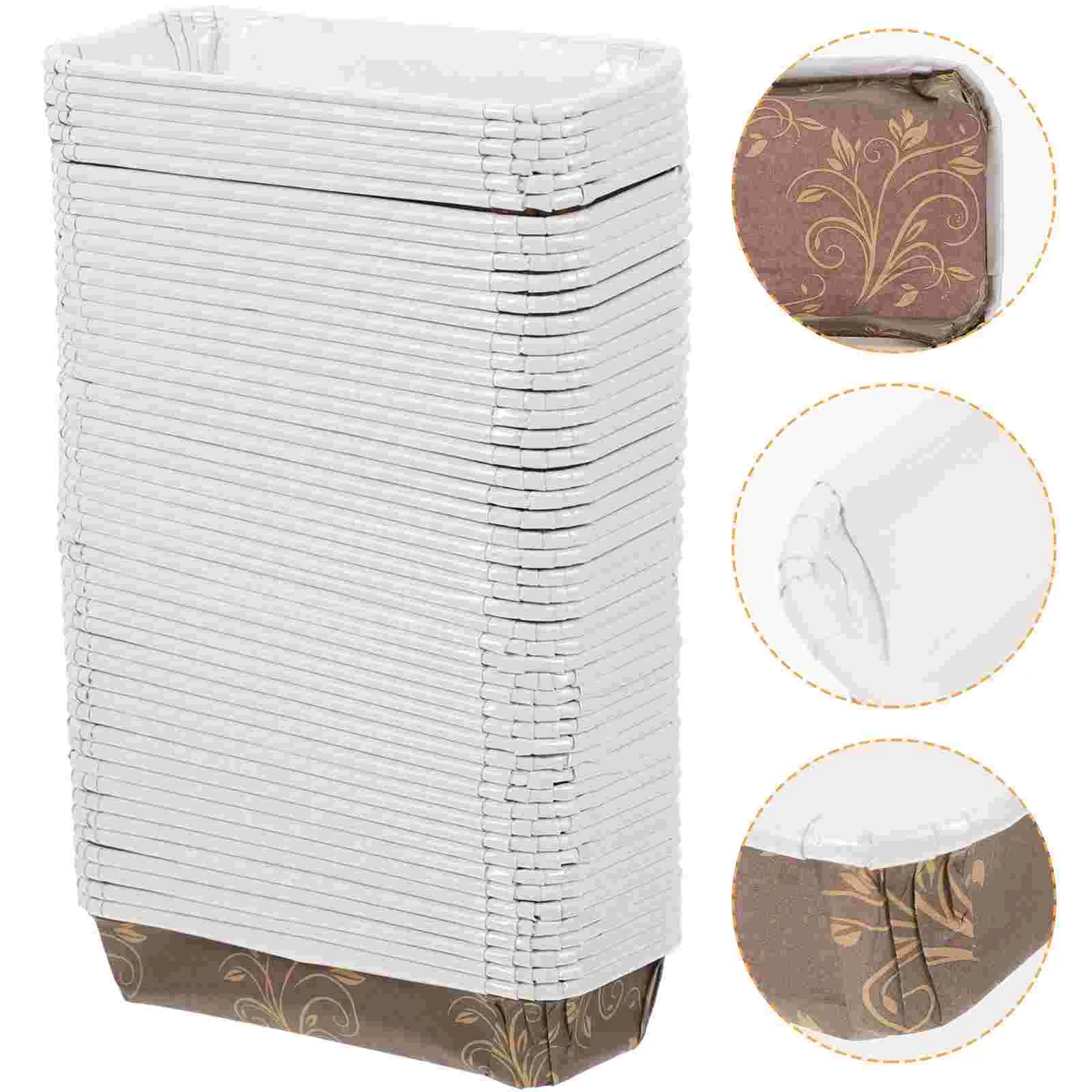 

50 Pcs Loaf Pan Loaf Pans For Baking Loaf Pans For Baking Bread for Cake Baking Storage Bread