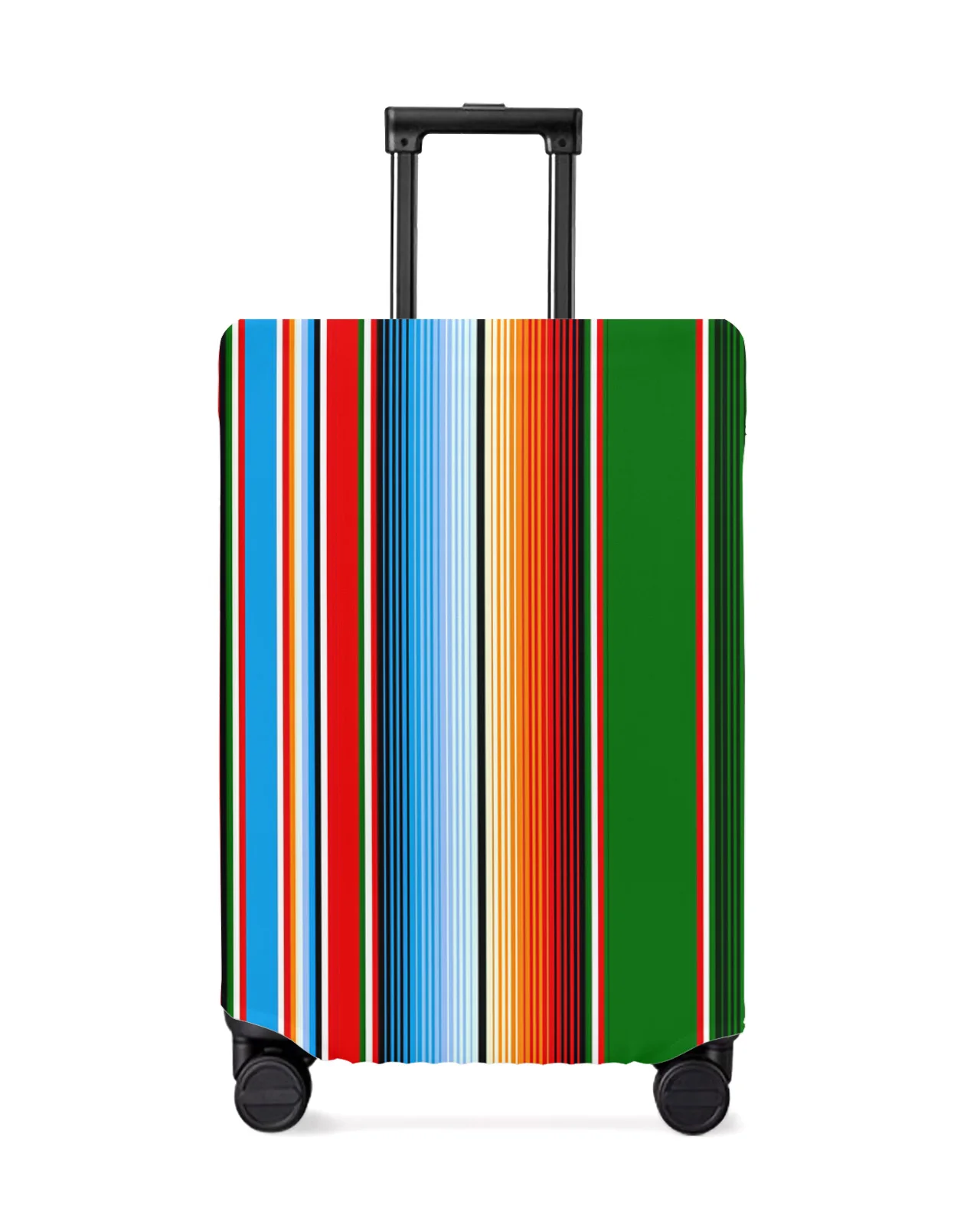 

Colorful Mexican Stripes Travel Luggage Cover Elastic Baggage Cover For 18-32 Inch Suitcase Case Dust Cover Travel Accessories