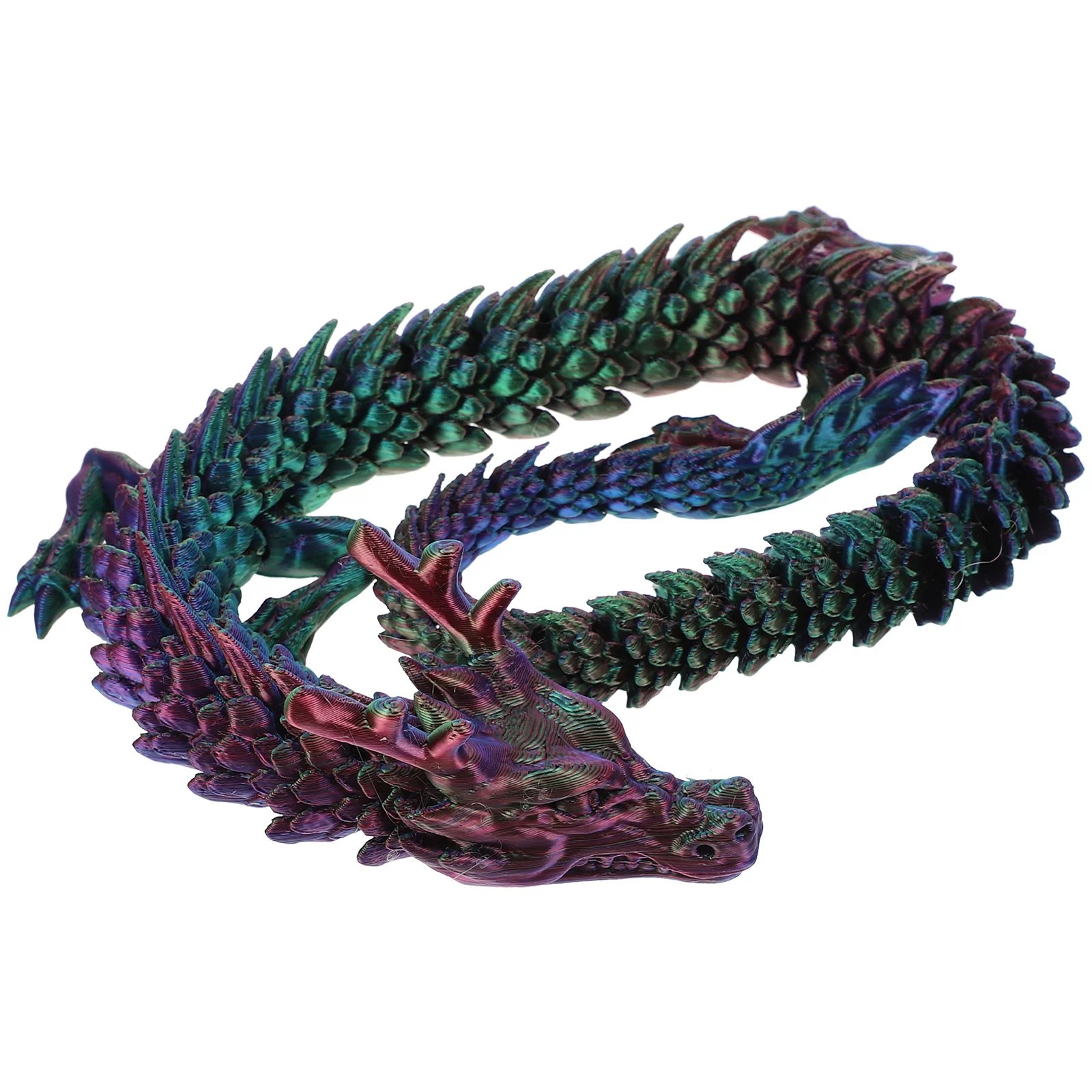 

Dragon Decoration 3D Chinese Printed Toys Figurine Collectable Animal Ornament Aquarium Decorfidgetlandscape Zodiac Year New