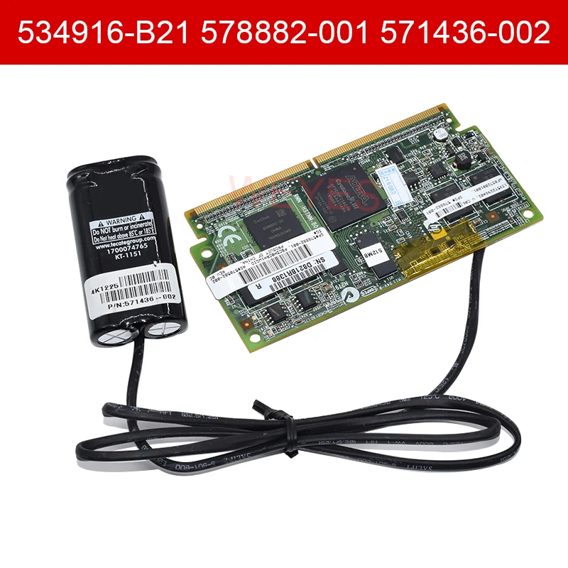 534916-B21 578882-001 571436-002 для HP P212 P410 Raid card 512M FBWC кэш-память с отремонтированным аккумулятором