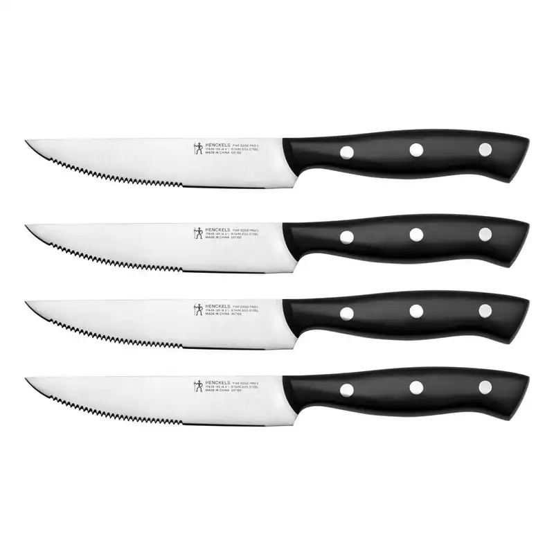 

4 PC Triple Stainless Steel Steak Knife Set