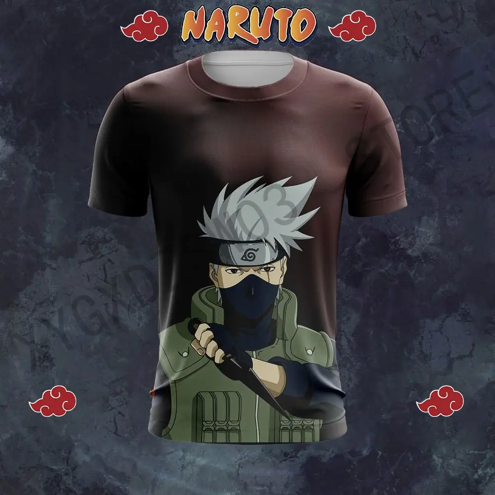 

Anime T-shirt Clothes Men Cosplay T-shirts for Teens Kakashi Sasuke Men's Exotic Naruto T-Shirt Couple Outfit Oversized 6XL