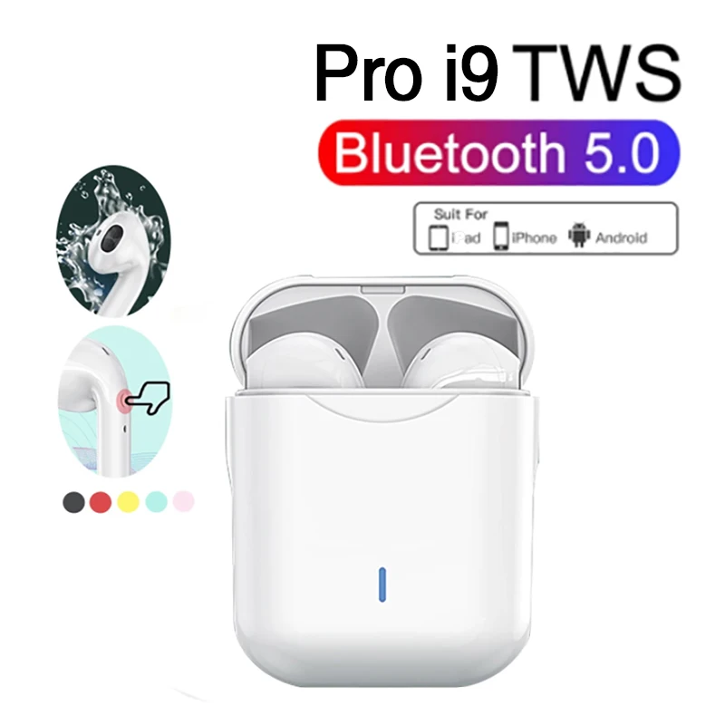 

i9s Pro Headphones Wireless Bluetooth Earphones Mini TWS With Charging Box Noise Cancelling Fone Bluetooth Headsets And Box