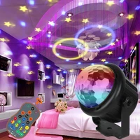 disco ball usb led dj laser party par lights sound activated rotating strobe rgb projector star moving head beam mini stage lamp