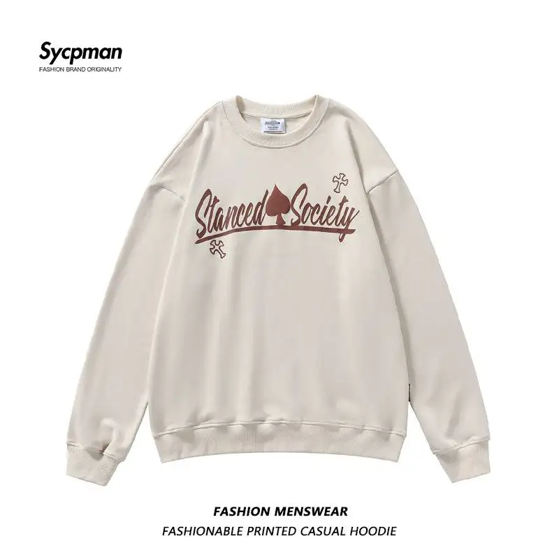 

2022 Autumn New Fashion Letter Printing Men and Women Lovers Oversize Round Neck Casual Sweater