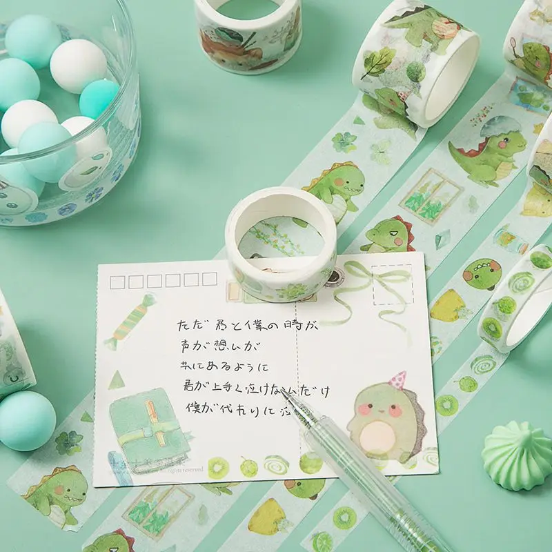 

Cartoon Hand Account Tape Sticker Set DIY Decorative Small Pattern Girl Heart Cute Hand Book Supplies Material Note Spree