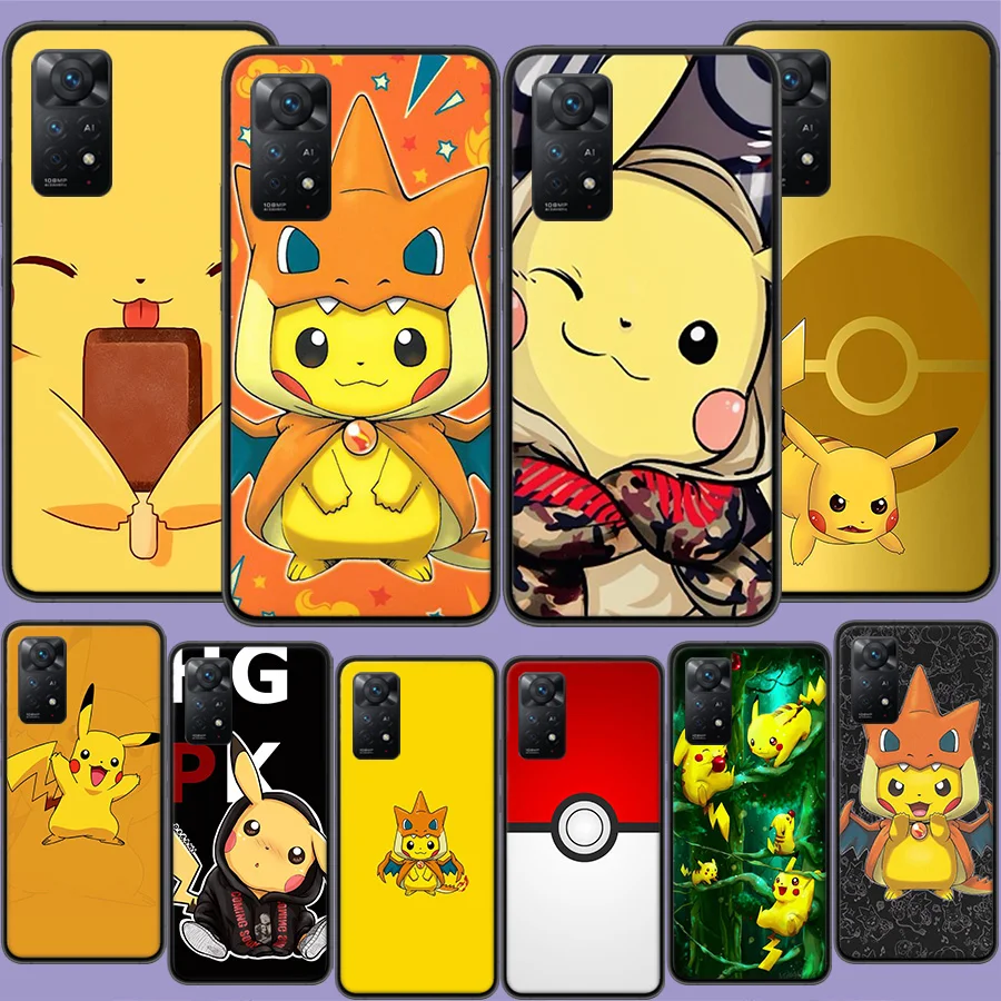 

Чехол для телефона аниме P-Покемон-Пикачу для Xiaomi Redmi 10A 10C 10 9 Prime 8 7 6 10X 9A 9C 9T 8A 7A 6A S2 K20 K30 K40 Pro Capa Coq